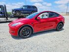 2020 Tesla Model Y Red vin: 5YJYGDEE5LF023077