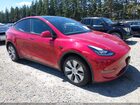 2021 Tesla Model Y Long Range Dual Motor All-wheel Drive Red vin: 5YJYGDEE5MF117509