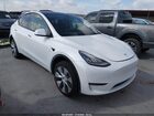 2021 Tesla Model Y Long Range Dual Motor All-wheel Drive White vin: 5YJYGDEE6MF204691