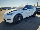 2021 Tesla Model Y White vin: 5YJYGDEE7MF202643