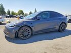 2021 Tesla Model Y Gray vin: 5YJYGDEE9MF077273