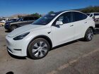 2021 Tesla Model Y White vin: 5YJYGDEE9MF160332