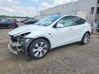 2020 Tesla Model Y White vin: 5YJYGDEEXLF036245
