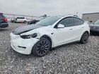 2021 Tesla Model Y White vin: 5YJYGDEF8MF248961