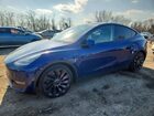2020 Tesla Model Y Синий vin: 5YJYGDEF9LF000829