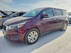 2018 Kia Sedona Lx Maroon vin: KNDMB5C16J6389349