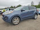 2017 Kia Sportage Lx Blue vin: KNDPMCAC5H7117637