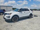 2018 Ford Explorer Police Interceptor White vin: 1FM5K8AR3JGC74342