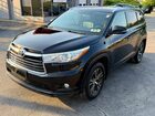 2016 Toyota Highlander Xle Black vin: 5TDJKRFH1GS245106
