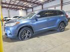 2019 Toyota Highlander Le Blue vin: 5TDZZRFH2KS313713