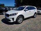 2019 Kia Sorento Lx V6 White vin: 5XYPGDA56KG468663