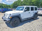 2018 Jeep Wrangler Unlimited Sport White vin: 1C4HJXDG1JW104804