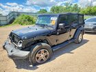 2017 Jeep Wrangler Unlimited Sport Black vin: 1C4BJWDG7HL669036