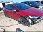 2023 Tesla Model X Plaid Tri Motor All-wheel Drive Red vin: 7SAXCBE62PF431131