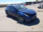 2022 Tesla Model Y Long Range Dual Motor All-wheel Drive Blue vin: 7SAYGAEE1NF382298