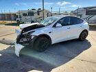 2022 Tesla Model Y White vin: 7SAYGAEE3NF350811
