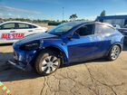 2023 Tesla Model Y Blue vin: 7SAYGAEE3PF789056