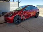 2025 Tesla Model Y Красный vin: 7SAYGDED0SF280026