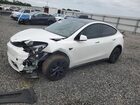 2024 Tesla Model Y White vin: 7SAYGDED8RF123807