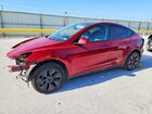 2024 Tesla Model Y Красный vin: 7SAYGDEDXRA319020