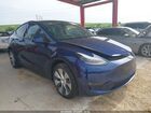 2023 Tesla Model Y Awd/long Range Dual Motor All-wheel Drive Blue vin: 7SAYGDEE0PF864104
