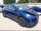 2024 Tesla Model Y Long Range Dual Motor All-wheel Drive Синий vin: 7SAYGDEE0RA313168