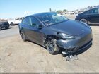 2024 Tesla Model Y Long Range Dual Motor All-wheel Drive Gray vin: 7SAYGDEE0RF025931