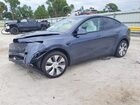2023 Tesla Model Y Blue vin: 7SAYGDEE1PA195340