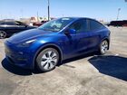2023 Tesla Model Y Blue vin: 7SAYGDEE1PF854911