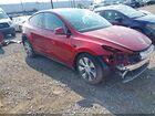 2024 Tesla Model Y Long Range Dual Motor All-wheel Drive Red vin: 7SAYGDEE1RA257287