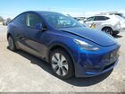 2023 Tesla Model Y Awd/long Range Dual Motor All-wheel Drive Dark Blue vin: 7SAYGDEE3PF854344