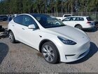 2022 Tesla Model Y Long Range Dual Motor All-wheel Drive White vin: 7SAYGDEE5NF428622