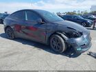 2025 Tesla Model Y Long Range Dual Motor All-wheel Drive Dark Blue vin: 7SAYGDEE5SF285425