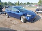 2022 Tesla Model Y Long Range Dual Motor All-wheel Drive Blue vin: 7SAYGDEE6NF372867