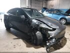 2024 Tesla Model Y Long Range Dual Motor All-wheel Drive Gray vin: 7SAYGDEE6RA325535