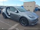 2024 Tesla Model Y Long Range Dual Motor All-wheel Drive Gray vin: 7SAYGDEE6RF150822