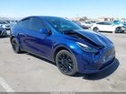 2022 Tesla Model Y Long Range Dual Motor All-wheel Drive Blue vin: 7SAYGDEE7NF533680