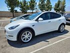 2023 Tesla Model Y White vin: 7SAYGDEE8PA125107