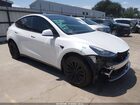 2023 Tesla Model Y Awd/long Range Dual Motor All-wheel Drive White vin: 7SAYGDEE8PA147155