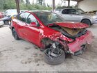 2022 Tesla Model Y Long Range Dual Motor All-wheel Drive Red vin: 7SAYGDEE9NF340155