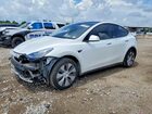 2022 Tesla Model Y White vin: 7SAYGDEE9NF436190