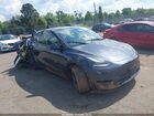 2024 Tesla Model Y Long Range Dual Motor All-wheel Drive Gray vin: 7SAYGDEE9RA304551