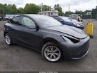 2022 Tesla Model Y Long Range Dual Motor All-wheel Drive Gray vin: 7SAYGDEEXNA008108