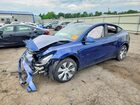 2022 Tesla Model Y Blue vin: 7SAYGDEEXNF430074
