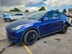 2023 Tesla Model Y Синий vin: 7SAYGDEEXPA142233