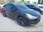 2022 Tesla Model Y Performance Dual Motor All-wheel Drive Black vin: 7SAYGDEF1NF532601