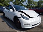2023 Tesla Model Y Performance Dual Motor All-wheel Drive White vin: 7SAYGDEF1PF868932