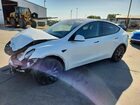 2024 Tesla Model Y White vin: 7SAYGDEF1RF181551