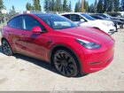 2022 Tesla Model Y Performance Dual Motor All-wheel Drive Red vin: 7SAYGDEF2NF455480