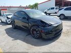 2024 Tesla Model Y Performance Dual Motor All-wheel Drive Black vin: 7SAYGDEF2RA296673
